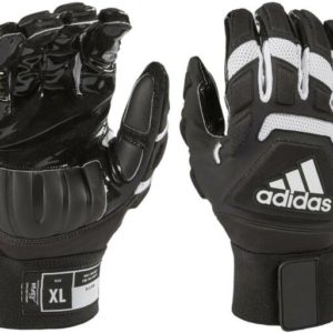rękawiczki sportowe marki adidas model freak max 2 kolor czarny z białymi elementami widok bez opakowania jak na manekinie przód i tył